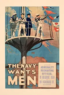 WW1 Royal Navy recruiting poster