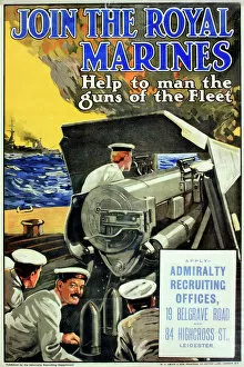 Images Dated 17th March 2014: WW1 Royal Navy recruiting poster