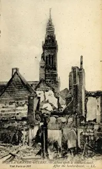 Picardie Prints: WW1 Ruins, Albert, Picardie