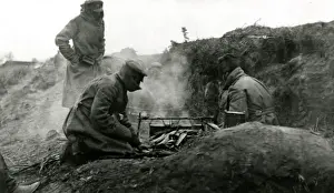Brewing Prints: WW1 - Russian soldiers brew tea - Galicia
