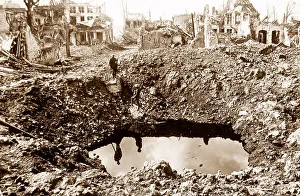 Hole Prints: WW1 Shell hole, Ypres, Belgium, 3rd Sept 1917