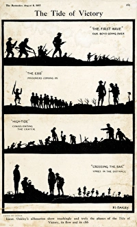 Images Dated 28th February 2012: WW1 silhouettes, The Tide of Victory
