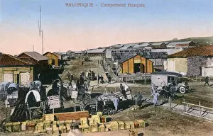 Militray Prints: WW1 - Thessaloniki, Greece - The French Camp