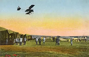WW1 - Thessaloniki, Greece - French Farman Aircraft Squadron