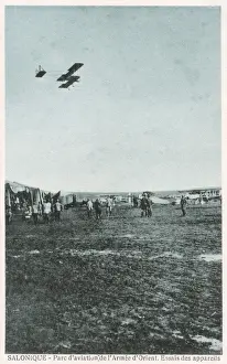 WW1 - Thessaloniki, Greece - French Farman Aircraft Squadron