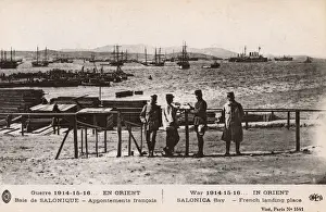 WW1 - Thessaloniki, Greece - French Military Landing Quay