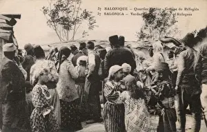 Refugee Prints: WW1 - Thessaloniki, Greece - Refugees in the Vardar Quarter