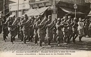 Thesalonica Prints: WW1 - Thessaloniki, Greece - Serbian Band