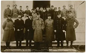 Maximilian Prints: WW1 - Turkish and Austro-Hungarian Officials in Istanbul