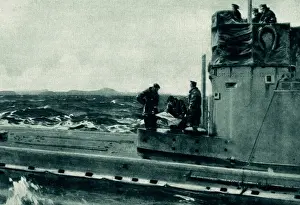 Enemies Prints: WW1 - U Boat off the English coast