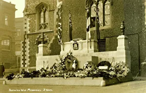 Postmark Prints: WW1 war memorial, Norwich