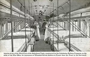 Conveyance Gallery: WW1 - A ward car of an Ambulance Train