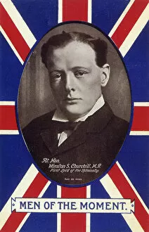 Images Dated 3rd August 2018: WW1 - Winston Churchill - First Lord of the Admiralty