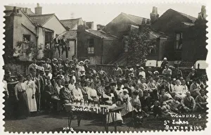 WW1 - Wounded Soldiers convalescing at St Lukes Barton Hill, Bristol - 6 September, 1917 WW1 - Wounded Soldiers convalescing at St Lukes Barton Hill, Bristol - 6 September, 1917