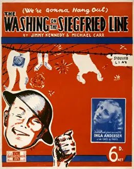 Washing Prints: Ww2 / 1940S / Siegfried Line