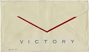 Forrest Gallery: WW2 - American envelope back - V for Victory
