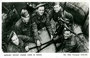 Sep18 Collection: WW2 - Auxiliary Military Pioneer Corps at work in France