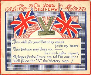 Effect Collection: WW2 Birthday Card, Victory Flags