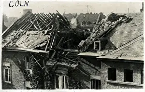 Rhine Prints: WW2 Bomb Damage, Cologne - K&#x1acbacNorth Rhine-Westphalia