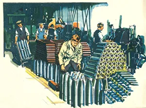 Nicolson Prints: WW2 British Munitions Factory