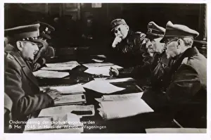 Capitulation Prints: WW2 - Capitulation of the German troops in the Netherlands