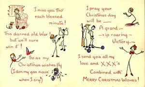 Correspondence Prints: WW2 Christmas card