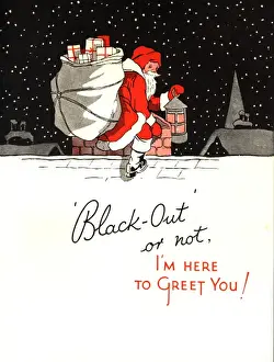 Greet Prints: WW2 Christmas card, Blackout