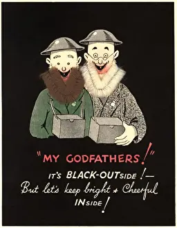 WW2 Christmas card, Blackout