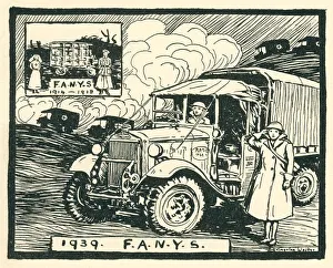 WW2 Christmas Card, F. A. N. Y