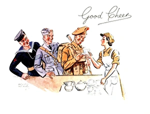 Airmen Gallery: WW2 Christmas card, Good Cheer