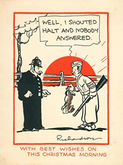 Portraying Prints: WW2 Christmas Card, Home Guard