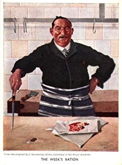 Endurance Gallery: WW2 Christmas card, The Weeks Ration