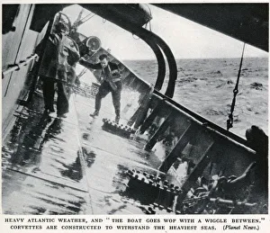 Angle Gallery: WW2 - A corvette in heavy Atlantic Sea weather