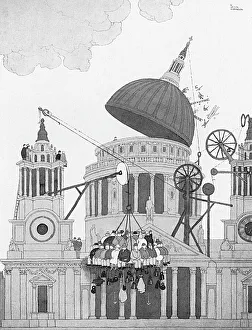 Enemy Collection: WW2 defence, illustration by William Heath Robinson
