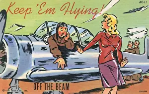 Rejects Prints: WW2 - Keep em Flying - Off the Beam