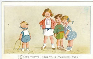 Innocent Gallery: WW2 era - Comic Postcard - That ll stop your careless talk