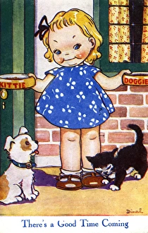 Confidence Gallery: WW2 era - Comic Postcard - Theres a Good Time Coming
