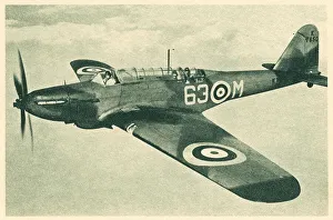 WW2 - Fairey Battle In Flight