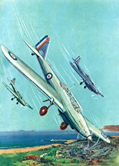 WW2 - Fairey Battles Swooping Down