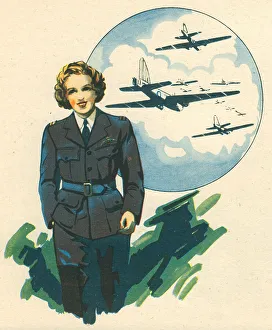 Nicolson Prints: WW2 Ferry Pilot