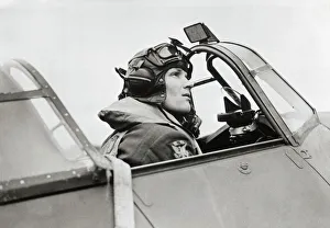 Aircrew Gallery: WW2 Fighter Air Ace Red Tobin of 71 Eagle Squadron Sitti?