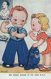 Strength Gallery: WW2 - Fit and ready to join the RAF - strong like Father