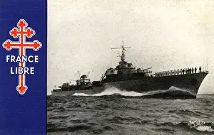 Croix Prints: WW2 - Free French Navy - The Triumphant