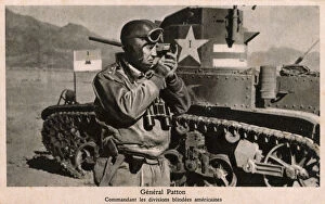 America Gallery: WW2 - Gen Patton - Commander of the American Tank Division