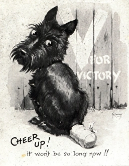 WW2 greetings card, Cheer up WW2 greetings card, Cheer up
