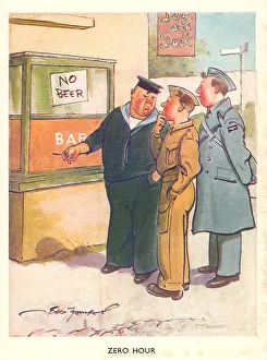 Servicemen Prints: WW2 Greetings Card, Zero Hour
