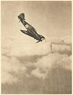 WW2 - Hawker Hurricane Diving