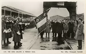 Images Dated 17th February 2016: WW2 - HM King George VI visits the BEF, December 1939