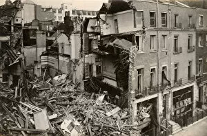 WW2 Home Front - Bomb Damage in London - Savile Row