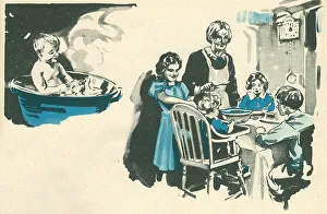 Evacuated Prints: WW2, Homes For Evacuated Children